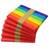 WISYOK 240 colored popsicle sticks for creative crafts