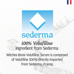 Witches Brew Volufiline being mixed with moisturizer for a personalized serum.