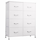 WLIVE fabric dresser with 8 drawers—front view for organized storage