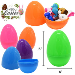 WODMAZ smooth burr-free plastic eggs safe to the touch