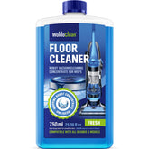 WoldoClean floor cleaner bottle for robot mops with easy pour design.