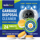 WoldoClean garbage disposal tablets pack ready for a year of sink freshness