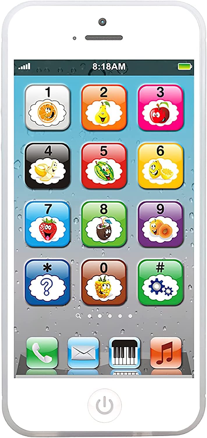 Wolmund toy phone display lights provide engaging sensory feedback for toddlers.