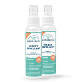 Wondercide cedarwood mosquito repellent bottle protects outdoors