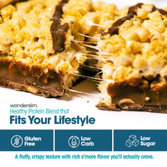 WonderSlim bars with 8g fiber to help you feel fuller between meals.