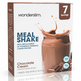 WonderSlim Chocolate Cream shake packet for on-the-go nutrition