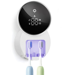 WONICO toothbrush holder front view, compact design for organized family bathroom use
