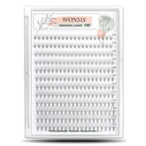 WONSIS individual lashes 10D set with 8-12mm range for a natural daily look.