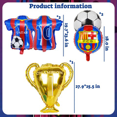 WOOACME foil balloons with Barcelona design for centerpiece impact