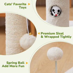 Woochpet soft plush base provides a cozy resting spot after play