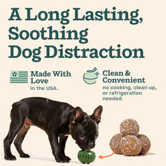 WOOF Pupsicle calming ingredients like magnesium support relaxed adventures.