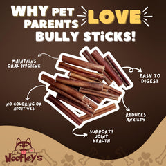 Woofley's single-ingredient beef pizzle for easy digestion.