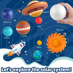 Wookidel Solar System Kit foam planet 2 colorful planet model