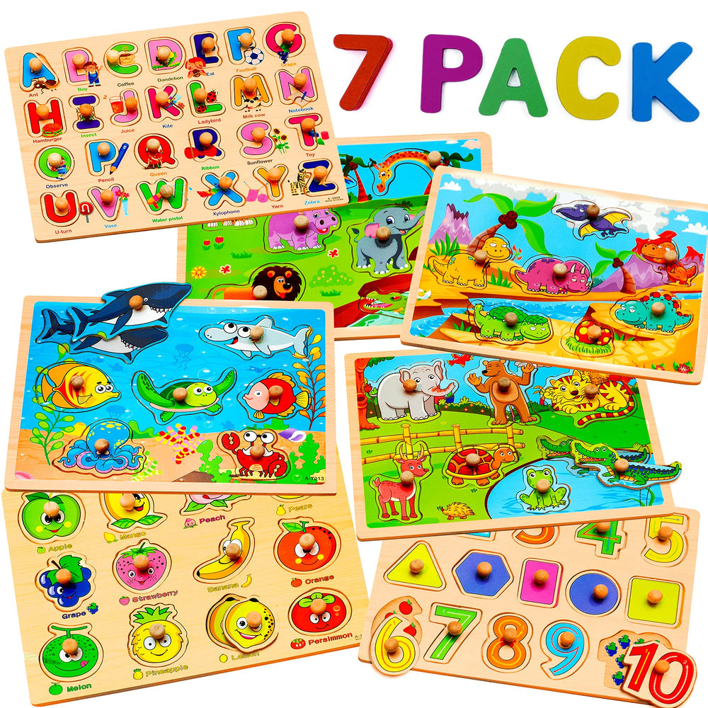 WOOODLIFY wooden alphabet puzzle pieces boost letter recognition and fine motor skills.