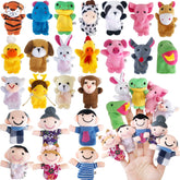 Woozettn 24-pcs finger puppets set for imaginative storytelling and toddlers' playtime.
