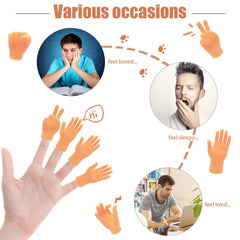 Woozettn realistic design tiny hand with nails and wrinkles for lifelike play