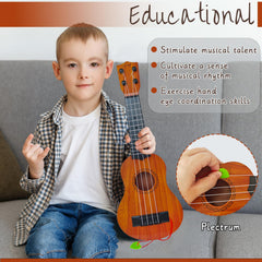 Woozettn Ukulele coated surface, finger-friendly finish for confident little players.