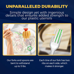 WORDOP knives on a catered event table, reliable for variety of dishes