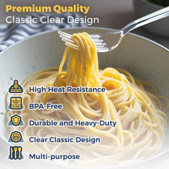 WORDOP complete disposable silverware set shown opened, ideal for large gatherings