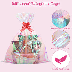 durable OPP material in woric bag for sturdy basket wrapping