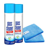 World Group Glass Cleaner Foam two-pack bottles for easy foaming action.