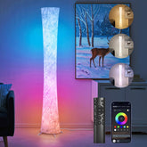 WORLD WIN floor lamp 61-inch setup adds modern corner lighting to your living room.