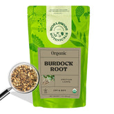 Worldwide Botanicals burdock root cut-sift for tea brewing and healthful flavor.
