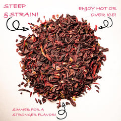 Worldwide Botanicals hibiscus tea dried calyces macro conveys premium quality