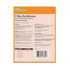 WORM X PLUS chewables for dogs are easy to administer during meals.