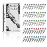 Wormhole Tattoo 50pcs long taper needles for precise lining.