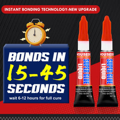 WOUSEDO fast-drying formula enables quick project bonding.