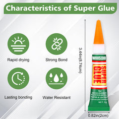 Hands in gloves applying WOUSEDO adhesive for safe handling.
