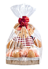 Wowfit Cello Clear Bags 30x40 for crystal-clear gift basket packaging