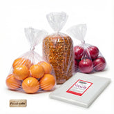 Wowfit clear poly bags 12x18 inches, 1.1 mil, ideal for bread and pastries.
