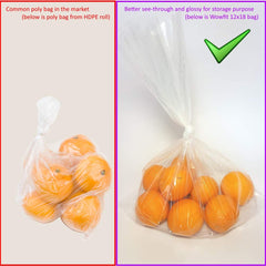 Wowfit sandwich and cotton candy bags keep treats organized.