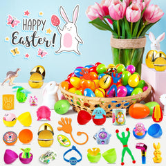 WOWSCAN safe plastic Easter eggs with smooth edges for children
