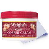 Wright's by Weiman cleaner bottle for copper and brass delivers a bright, lasting shine.