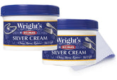 Wright's Weiman silver cleaner cream 8-ounce jar restores tarnish to brilliance.