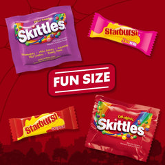 Wrigley's Starburst FaveReds bulk bag features grape and cherry flavors for sharing.