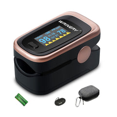 WRINERY Oxygen Monitor with OLED display for quick SpO2 and pulse readings during workouts