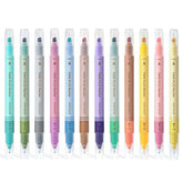 WRITECH dual-tip highlighters with pastel swatches for vibrant planning