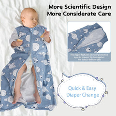 Wrrernsin sleep sack collar cover guards skin from zipper contact.