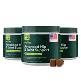 Wuffes hip joint chews 3-pack supports mobility in large breeds.