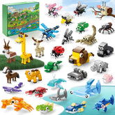 WuNian lion blocks for imaginative play and color recognition.