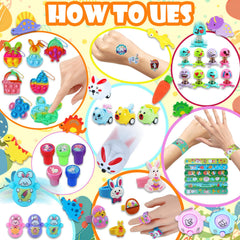 Wuridiwa Easter eggs variety toys inside, wide selection for party favors.