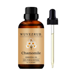 Wuvezrub Chamomile Oil bottle highlights pure fragrance for diffusion
