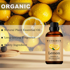Wuvezrub lemon essential oil added to skin care products for a refreshing boost