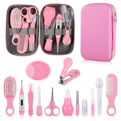 WXA Pink Baby Grooming Kit nail file for safe, smooth nail care on newborns.
