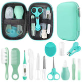 WXA Baby Grooming Kit 14-in-1 hair brush and comb for safe newborn grooming.