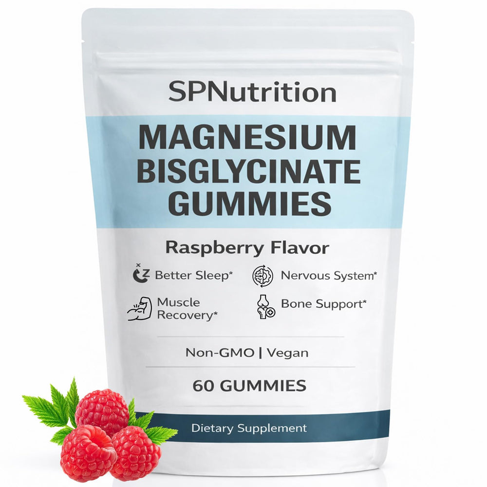 WXDOAU Spnutrition magnesium gummies bottle close-up for daily wellness